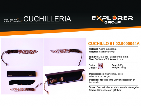 CUCHILLO EXPLORER M. 044A 30,5 CM - 70027 - EXPLORER