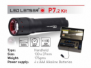 LINTERNA LED LENSER COMBO  P7.2 1200 320 LUM 260 MTS - 185389 - LED LENSER