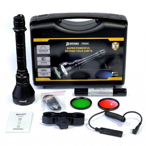 LINT SPERAS T50K 4000 LM 738 MTS BAT. 21700 - SPERAS