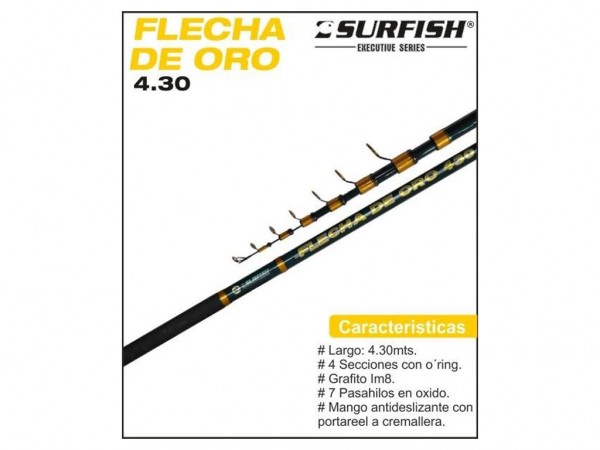 CAÑA TEL SURFISH FLECHA ORO 430 - FLE-ORO430 - SURFISH