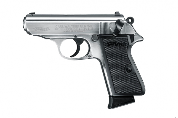 WALTHER C. 22 LR PPK/S NICKEL 84 MM - WALTER